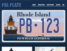 Tablet Screenshot of pblplate.org